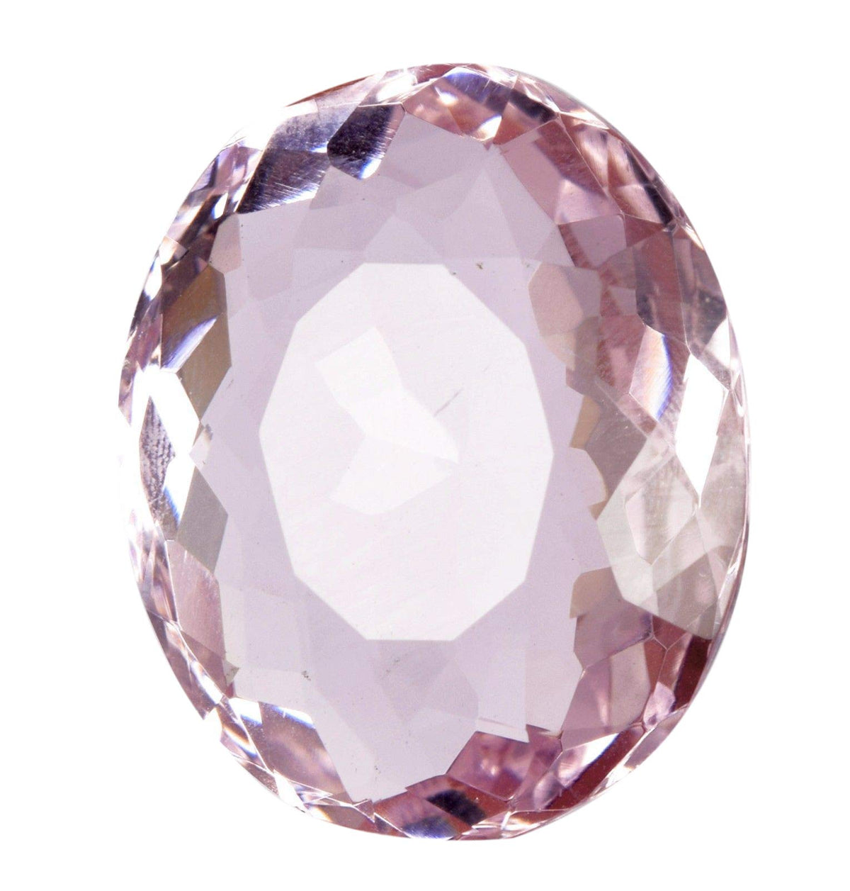 GEMHUB Pendants For Jewelry Making Oval Cut Pink Topaz Stone 103.50CT. Faceted Translucent Topaz Loose Gemstone Beads For Jewelry Making