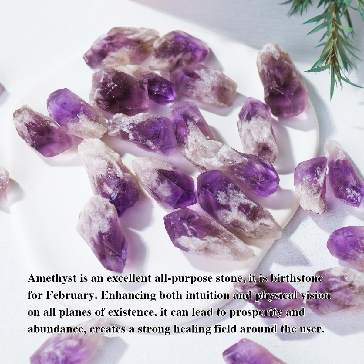 Apengshi 0.97 lb (440g) Natural Amethyst Crystal Points Irregular Rough Crystal Stone Raw Crystal Gemstones Bulk Chakra Stones Meditation Reiki Collect Handmade DIY