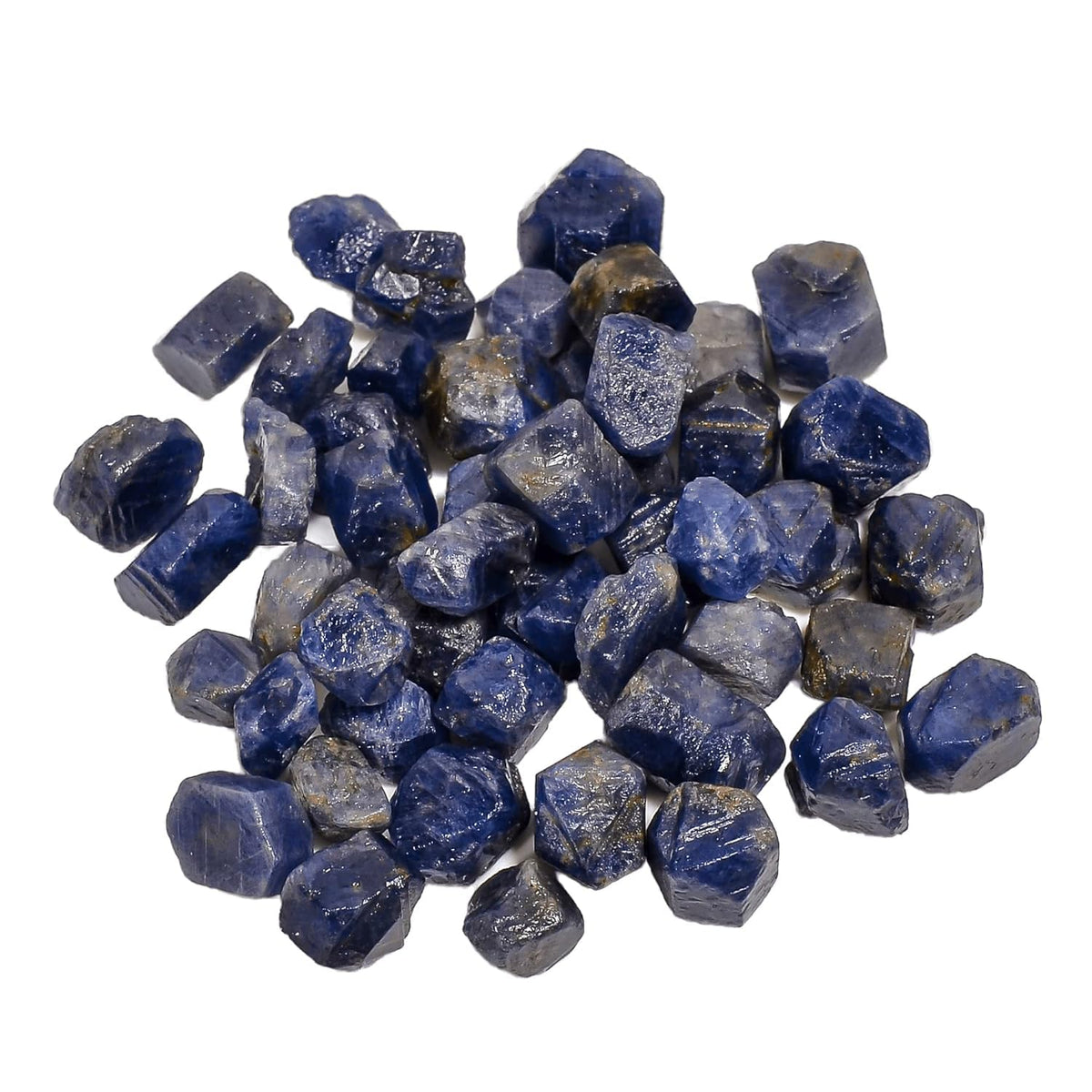 GEMKORA™ 30 carats Raw Blue Sapphire Crystals, Wholesale Lot, Natural Gemstone, Rough Crystals, Rock Stones, Jewelry Making Supplies, DIY & Crafts, September Birthstone