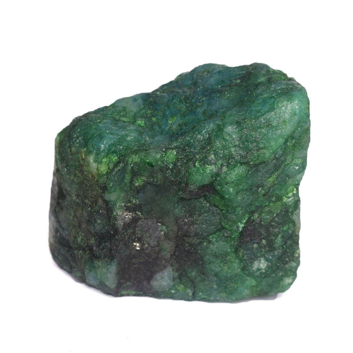 GEMHUB Rare Green Emerald Crystals and Healing Stones 842.50 Carat Natural Raw Lapidary Cabbing Rough Gemstones for Jewelry Making