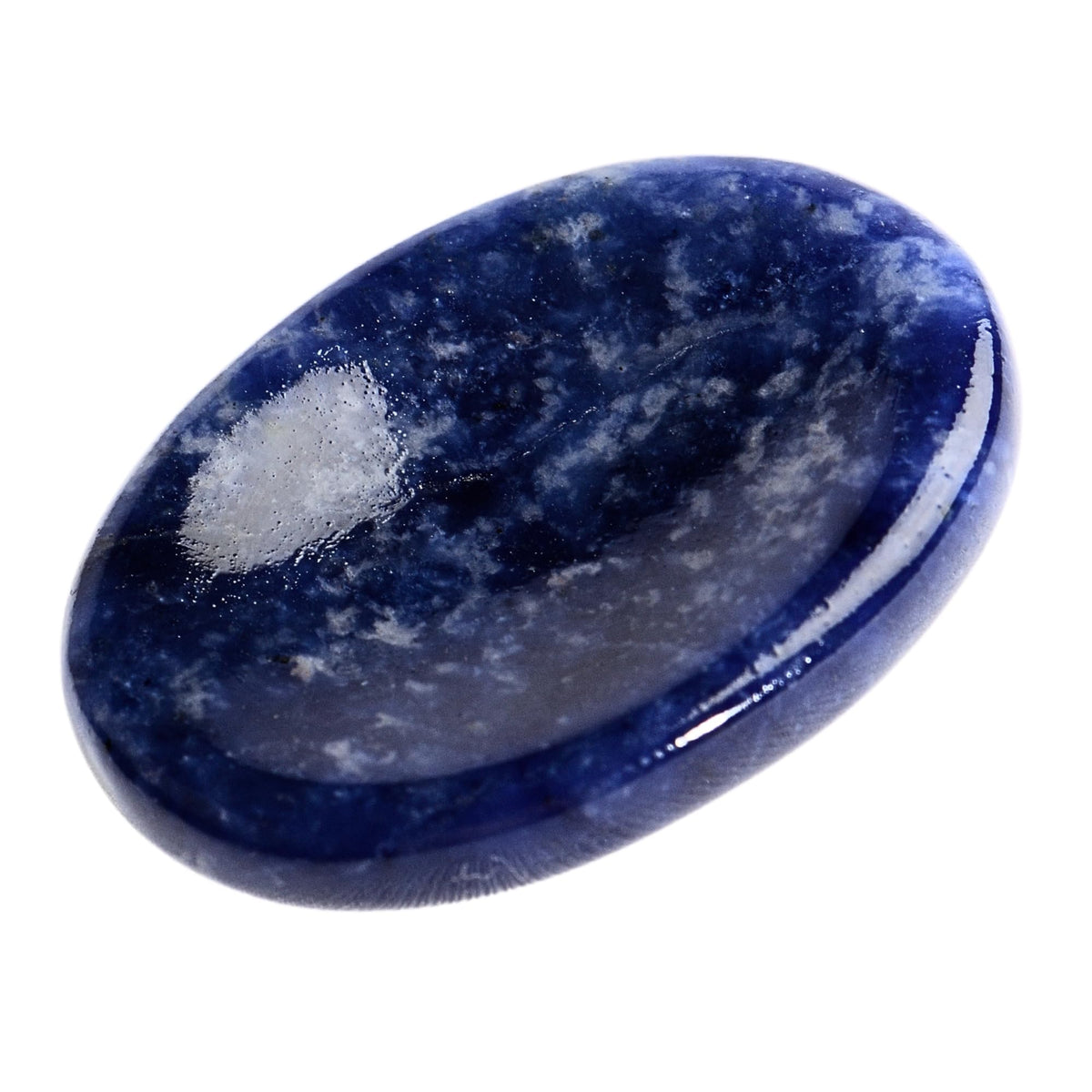 Anaya Agate Sodalite Worry Stones Certified Crystal Thumb Worry Stone for Anguish, Relaxing and Soothing Balance Stones for Meditation, Stress Relief Crystals and Healing Stones for Men, Women