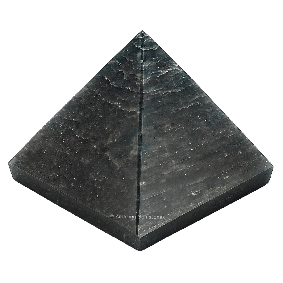 Amazing Gemstone Blue Aventurine Pyramid Crystal Healing Stones - 2" Great Pyramid Figurine of Natural Stone Pyramid for Meditation, Reiki, Chakra Balancing and Crystal Pyramids Grid