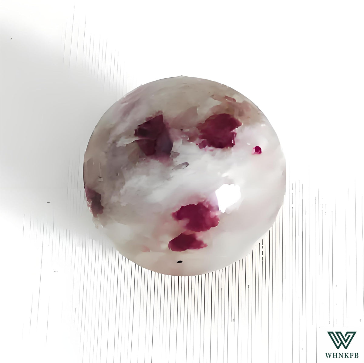 WHNKFB 8mm 50PCS Natural Watermelon Tourmaline Round Beads, Pink-Green Loose Gemstone Beads for Jewelry Making Craft - 6mm 8mm 10mm Options with Free Elastic Cord