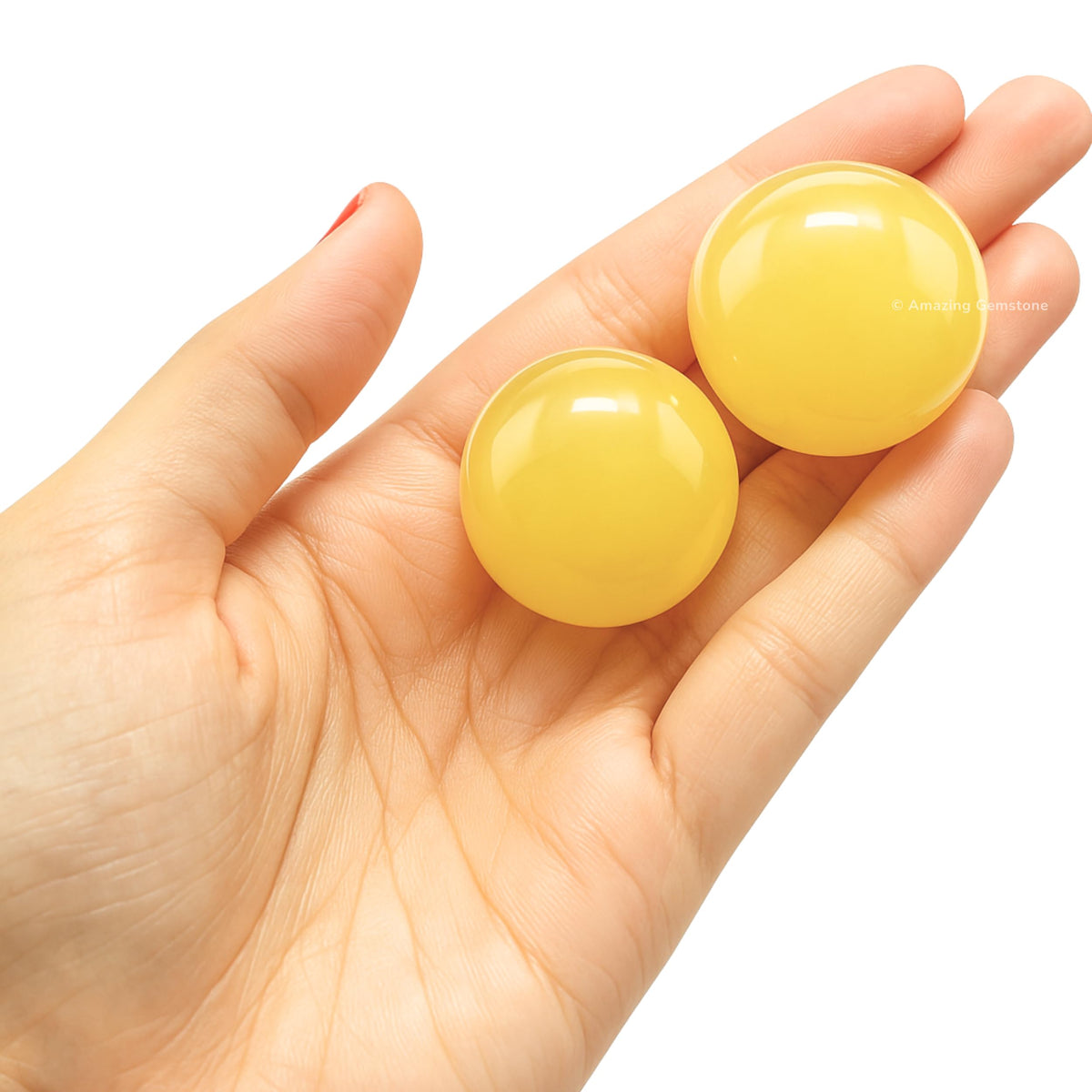 Amazing Gemstone Yellow Aventurine Crystal Ball - 1 Inches Crystal Sphere Meditation Balls for Witchcraft and Decorative Balls - Crystals and Healing Stones Beginners Gift (Pack of 1)