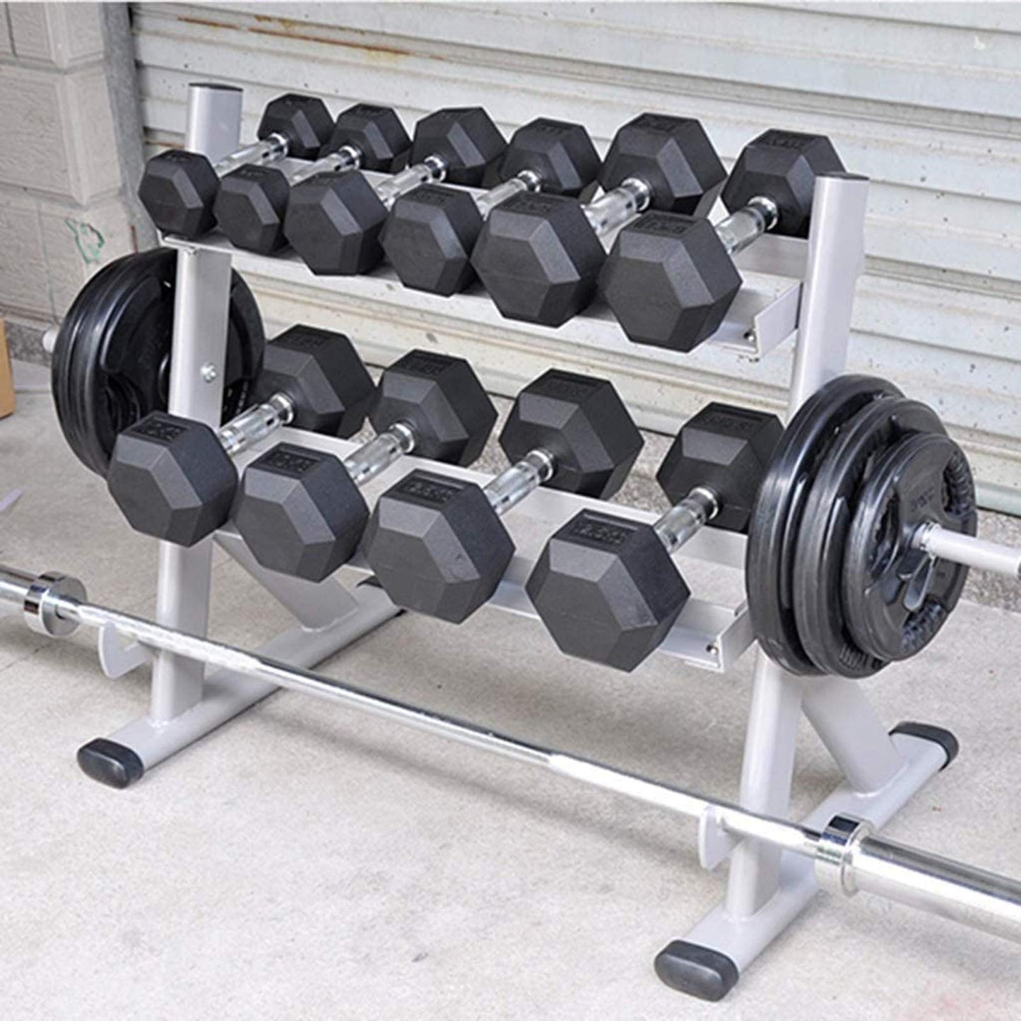 UMJIGF Dumbbell Rack/Home Commercial Fitness Equipment Storage Rack/Fixed Dumbbell Display Rack,Black,