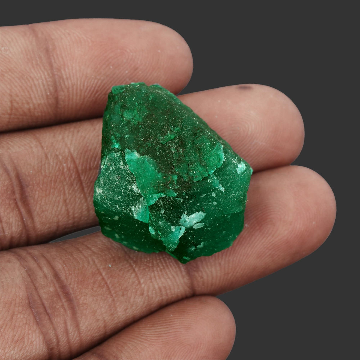 GEMHUB Protection Green Emerald Crystals and Healing Stones 218.00 Ct Gemstones for Jewelry Making | Uncut Rough Emerald Gem Stones