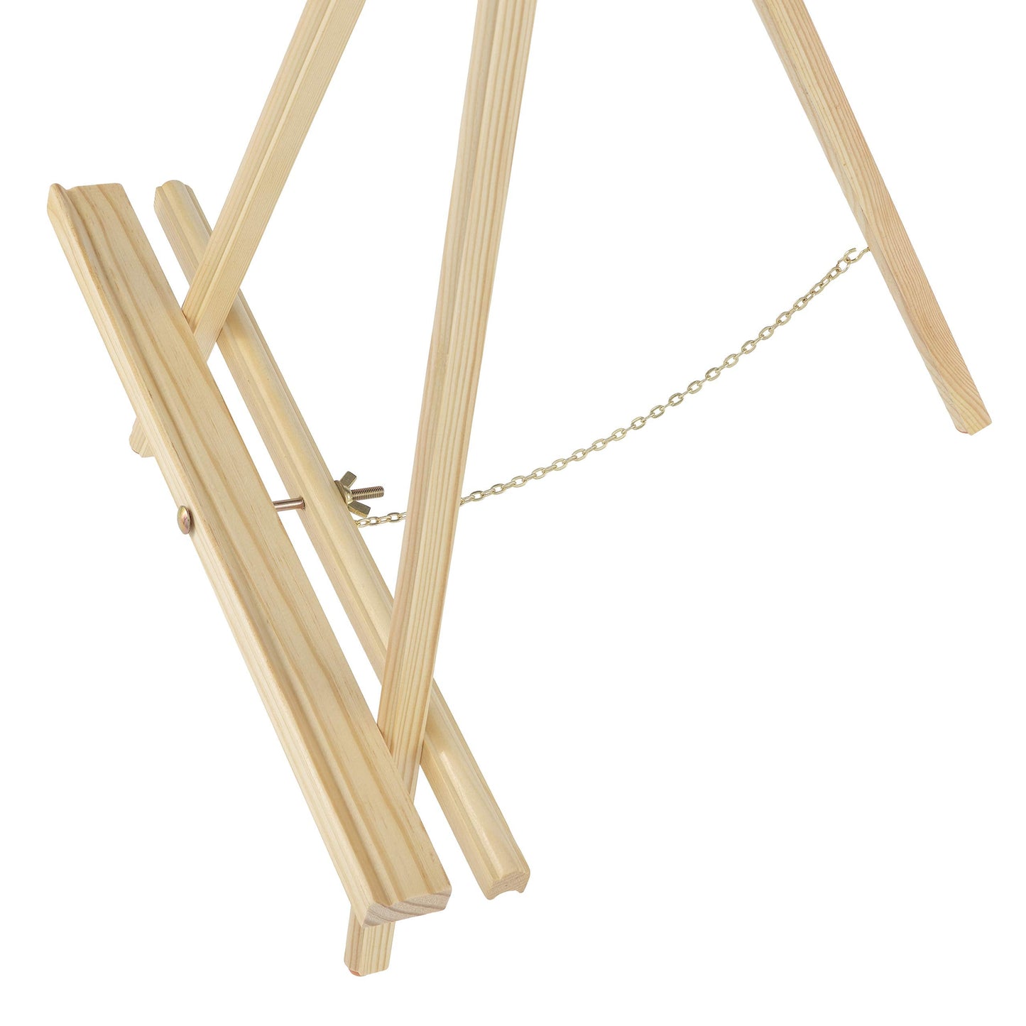 Creative Mark Thrifty Wood Tripod Display Easel Stand for Painting Pack of 12 - Durable Light Weight and Foldable, Perfect Drawing and Painting - Mahogany Finish - Ideal for Artist