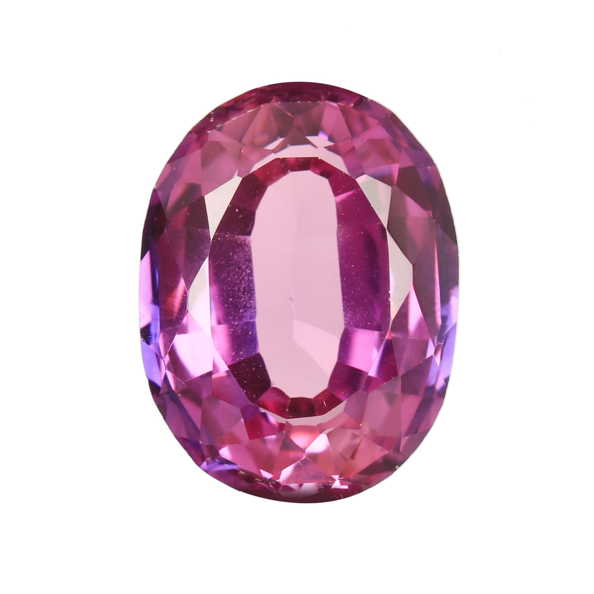 REAL-GEMS Natural 15.55 Carat Pink Kunzite Oval Cut Translucent Certified Loose Gemstone for Jewelry Making