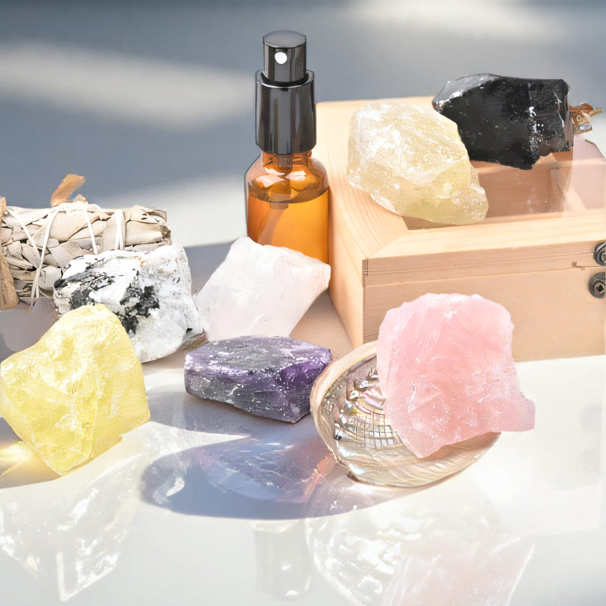 Clear Quartz Raw Stones 1PC, Gemstones Raw Stones and Healing Crystals, Hand Carved Natural Pocket Raw Stone for Decoration Tumbling, Garden(1.18"-1.97")