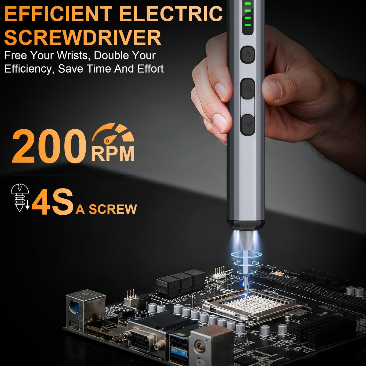 Mini Electric Screwdriver, 3.7V Precision Screwdriver Set Cordless Screwdriver Rechargeable 72 In 1 Magnetic Bit Repair Tech Tool Kit for Electronics Computer Phone Laptop Camera RC Car Watch Glasses