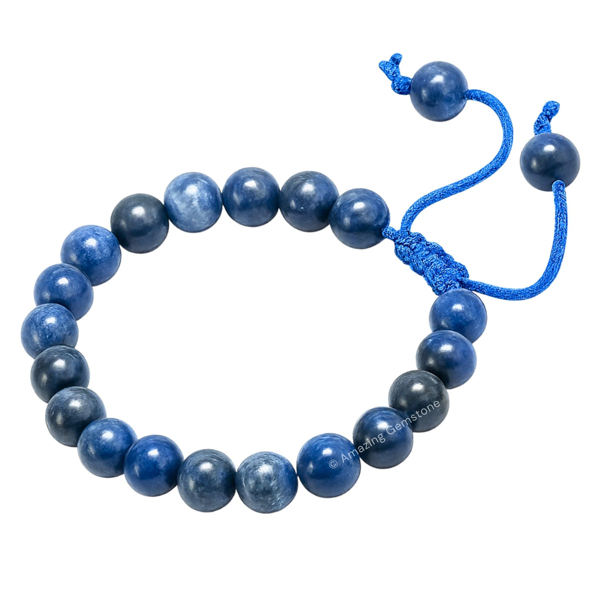 Amazing Gemstone Sodalite Bracelet for Women Men's Gifts - Protection Healing Crystal Bracelet - 8mm Gemstone Beaded Adjustable Bracelet
