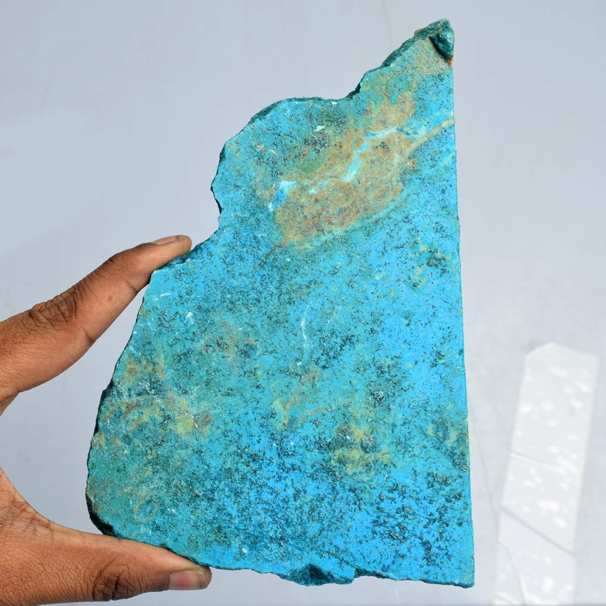 GEMHUB Authentic Blue Turquoise Slab 1855.00 Ct Natural Certified Turquoise Rough Healing Crystals Turquoise