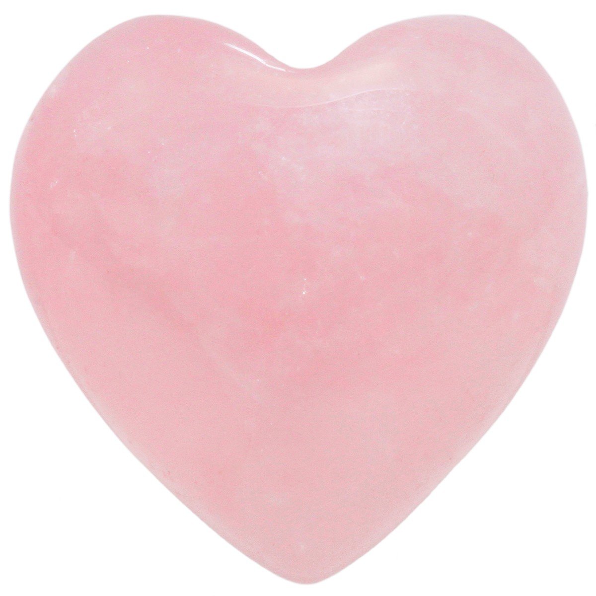 Rockcloud Healing Crystal 0.5 inch Rose Quartz Carved Worry Stone Chakra Reiki Balancing(Pack of 10)