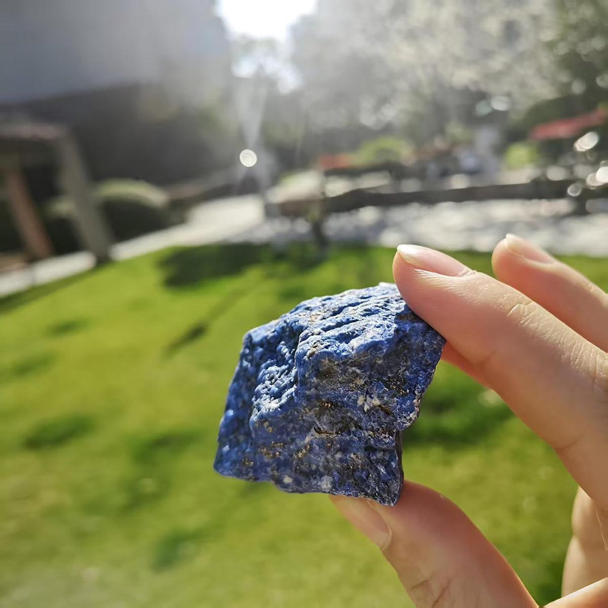 0.45lb Natural Lapis Lazuli Bulk Raw Crystals 1.2-2″Large Healing Stones for Tumbling, Wire Wrapping, Reiki, Meditation, Wicca, Chakra Balancing