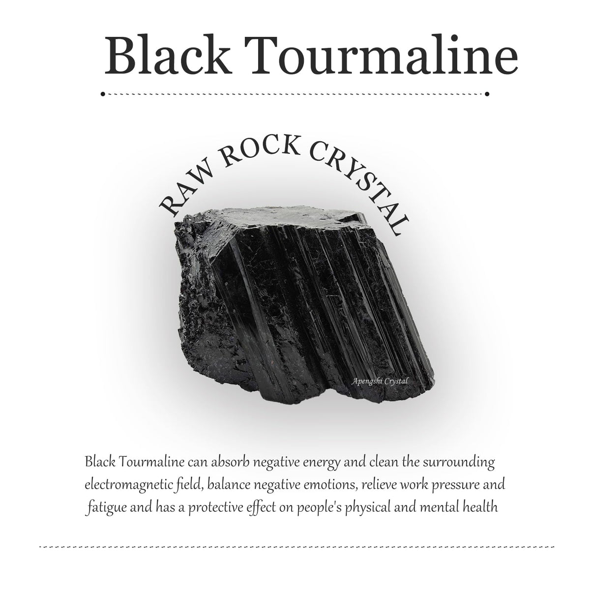Apengshi 2PCS Natural Raw Black Tourmaline Crystal Healing Protect Your Energy Rough Black Tourmaline Crystal for Meditation Chakra Balance Tumbling Polishing Fountain Garden Decor