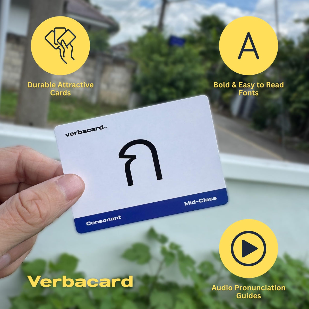 Thai Alphabet Flashcards – Learn Thai Script Fast | Study Deck with 44 Consonants, 33 Vowels, Tone Marks & Romanized Guides | Thai Language Starter Kit for Beginners & Travelers