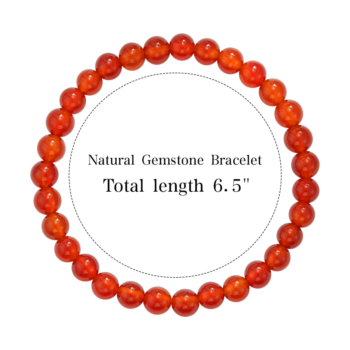 Treasure Bender Red Beaded Bracelet Attract Good Luck and Prosperity, Healing Crystals and Stones Birthday Gifts Bracelets for Women Men Jewelry(Carnelian)