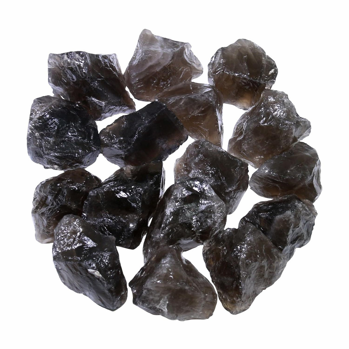 Nvzi Raw Smoky Quartz Crystals Bulk, Real Gemstones and Crystals, Rocks and Minerals, Healing Crystals, Quartz Crystals and Healing Stones, Cuarzos Originales De Energia Y Piedras(1LB)