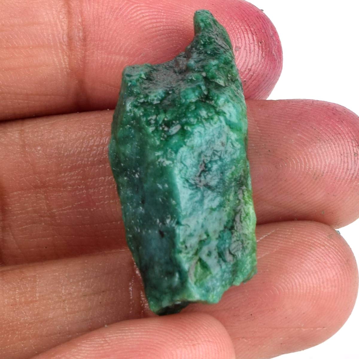 GEMHUB 46 Carat Natural Rough Green Emerald Gemstones for Jewelry Making EGL Certified Beryl Crystals and Healing Stones