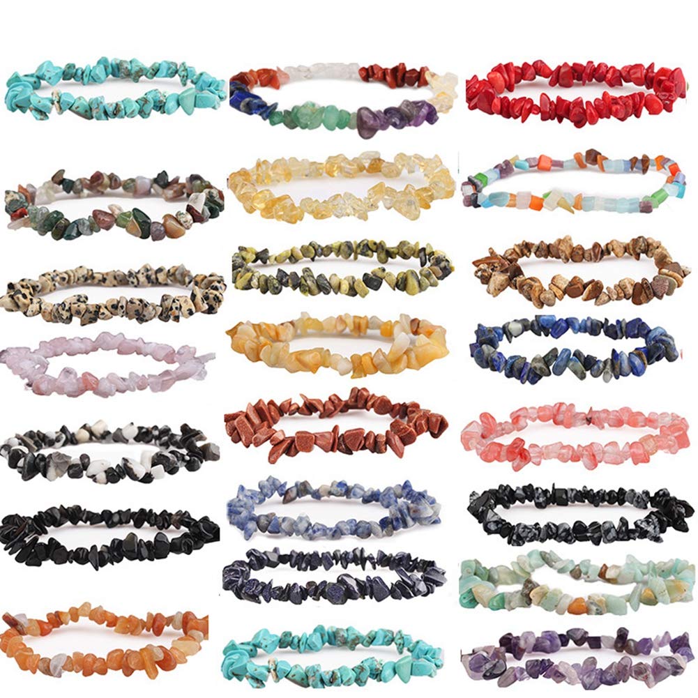 Natural Chip Stone Beads Unakite 5-8mm About 400 Pieces Irregular Gemstones Healing Crystal Loose Rocks Bead Hole Drilled DIY for Bracelet Jewelry Making Crafting (5-8mm, Unakite)