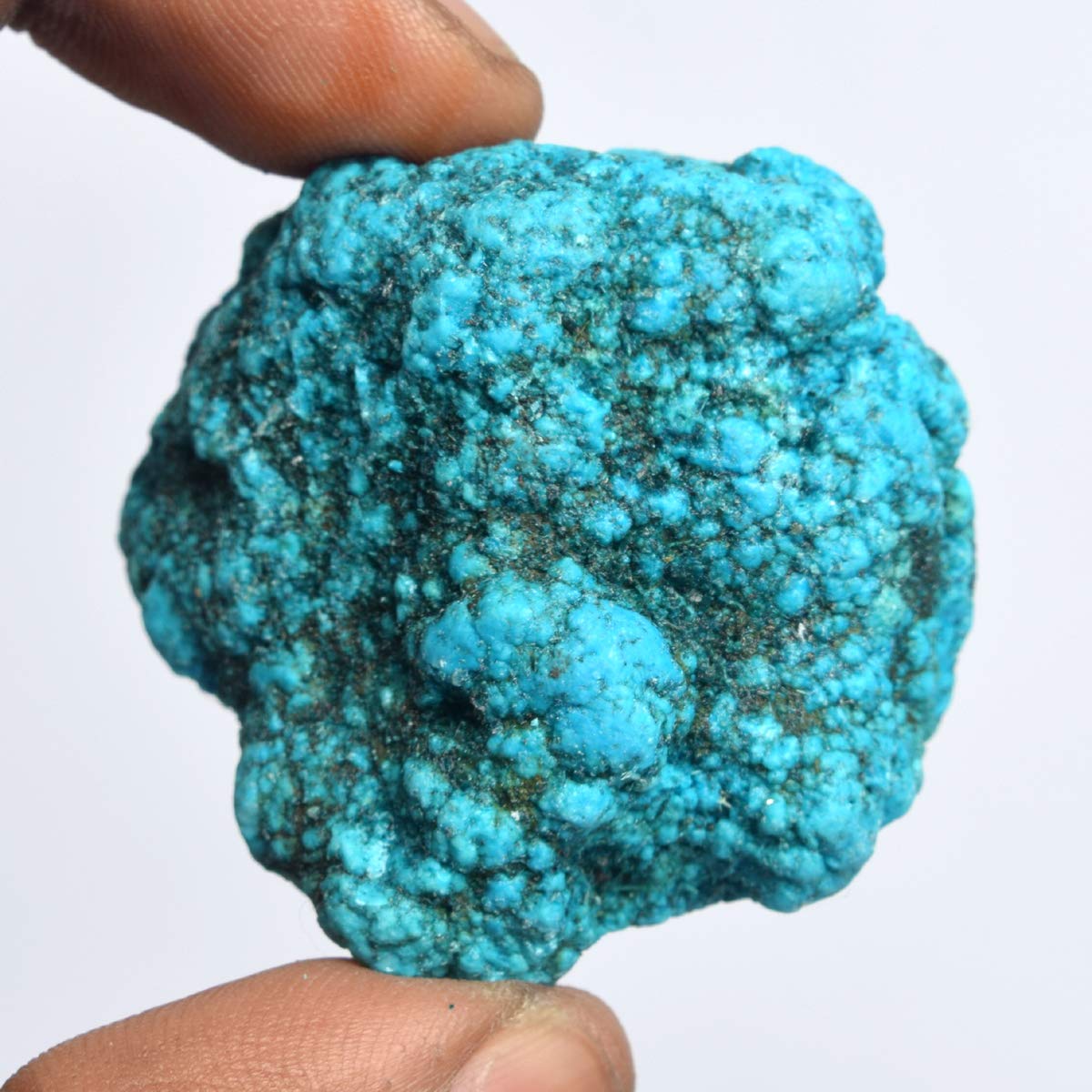 GEMHUB Raw Blue Turquoise 264.00 Ct Healing Crystal, Rough Turquoise Crystal Natural Gemstone