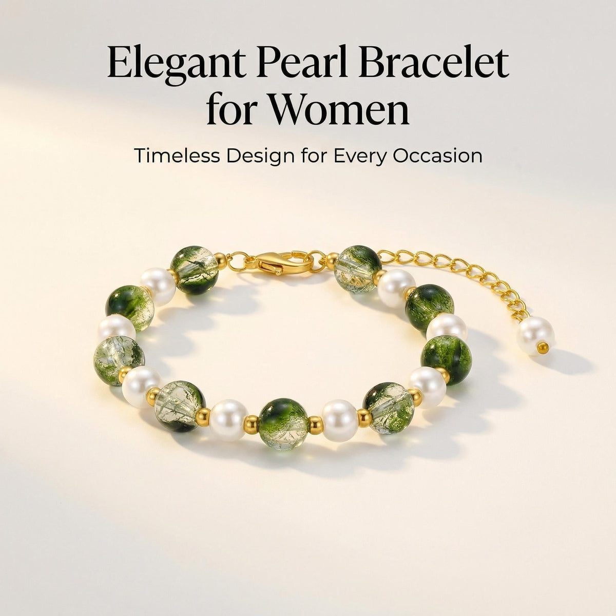 AIMORN Pearl Bracelets for Women Dainty Handmade Pearl Beaded Bracelet Adjustable Stackable Fashion Jewelry Gift for Women Girls Birthday Anniversary Christmas