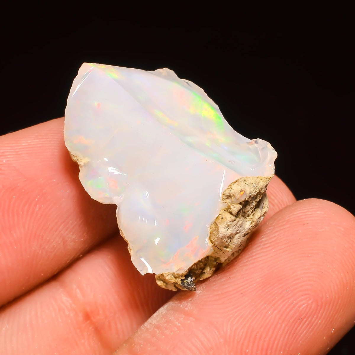 16+ Carat, YASHEE Natural Raw Ethiopian Opal Gemstone, Real Rough Crystals, Chakra Healing, Wholesale Lot, Wire Wrapping, Rock Stone, Birthstone, Crafts & DIY, AA+ Quality For Jewelry Making