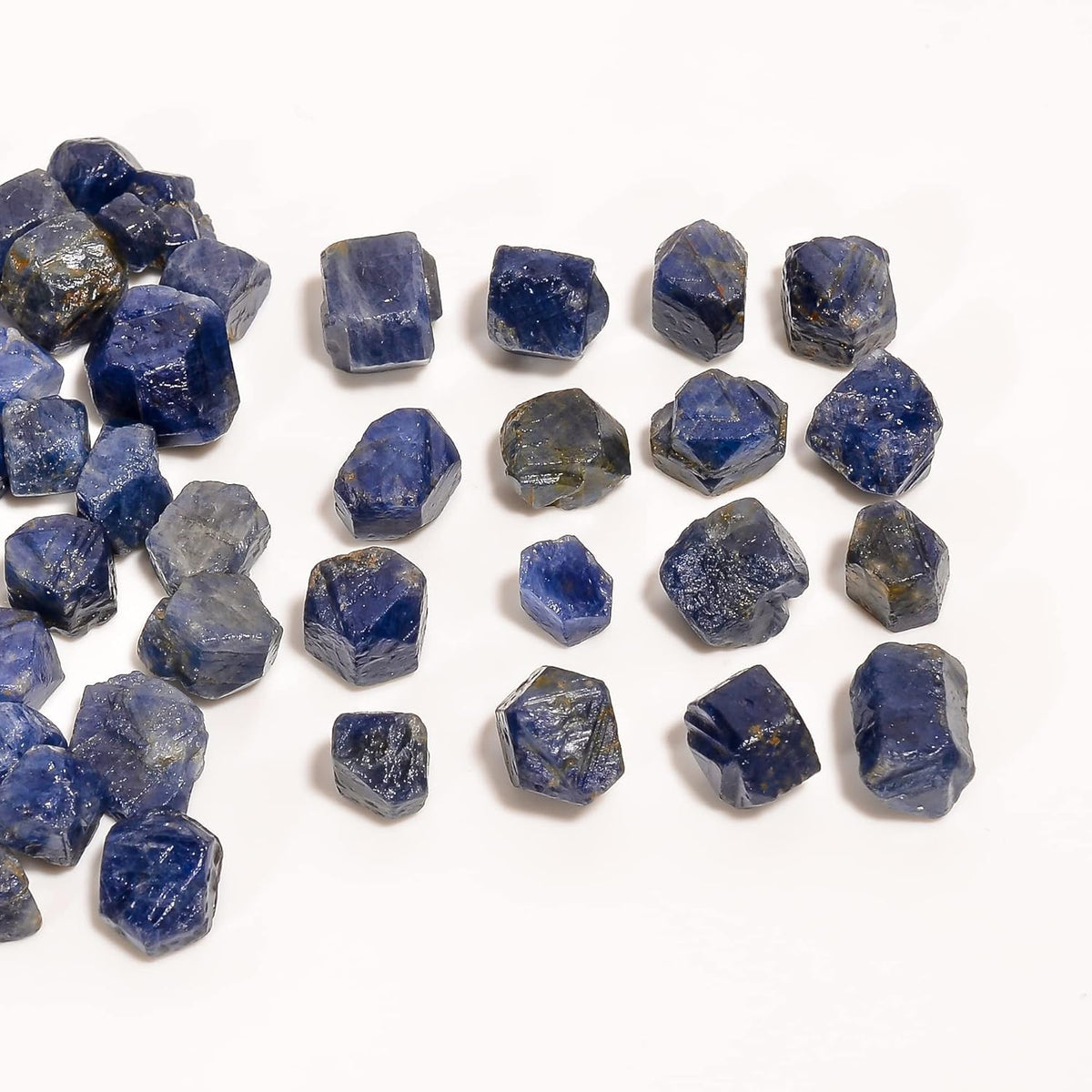 GEMKORA™ 30 carats Raw Blue Sapphire Crystals, Wholesale Lot, Natural Gemstone, Rough Crystals, Rock Stones, Jewelry Making Supplies, DIY & Crafts, September Birthstone