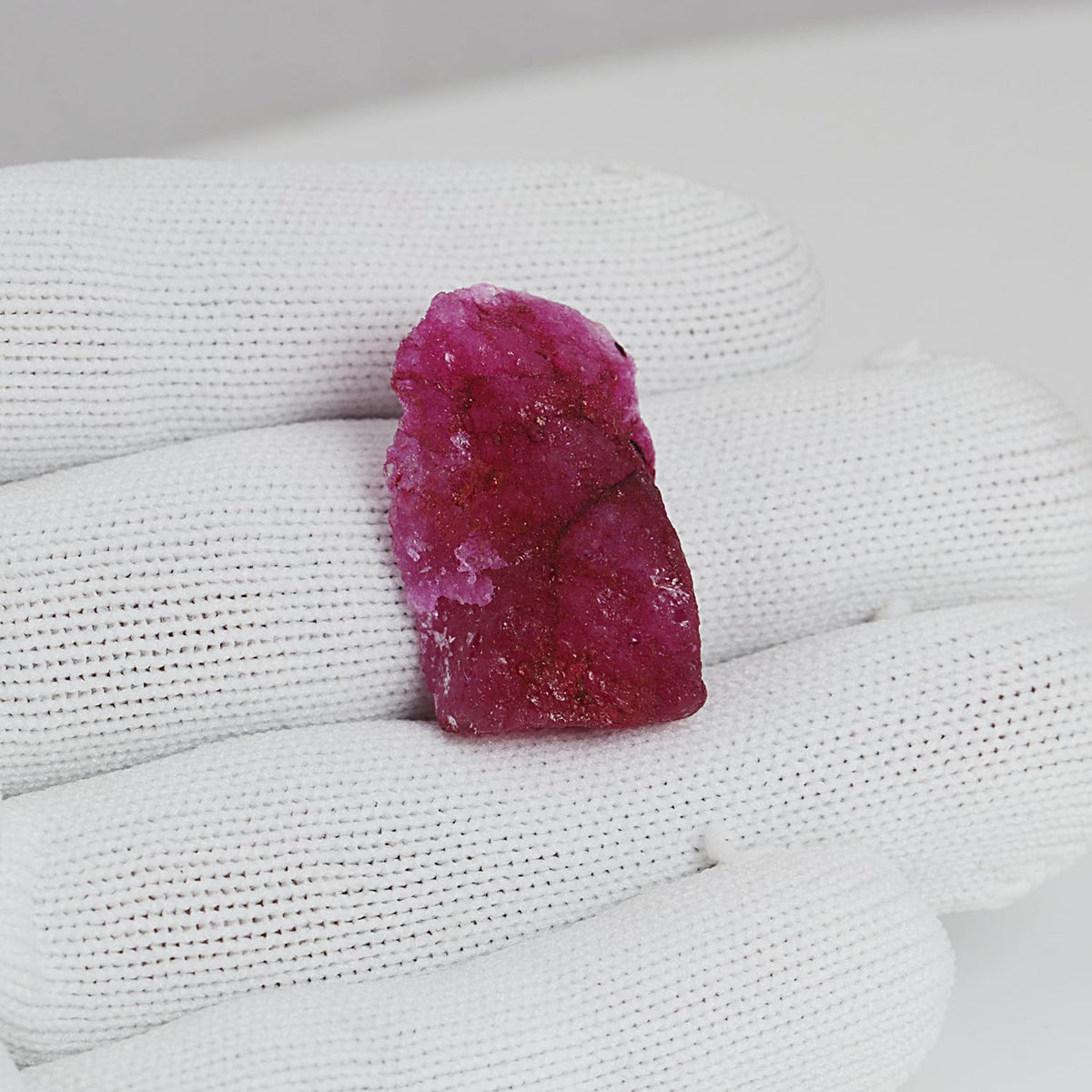 REAL-GEMS 73.5 Ct Natural Royal Red Ruby Raw Rough Loose Gemstone for Lapidary AXD-766