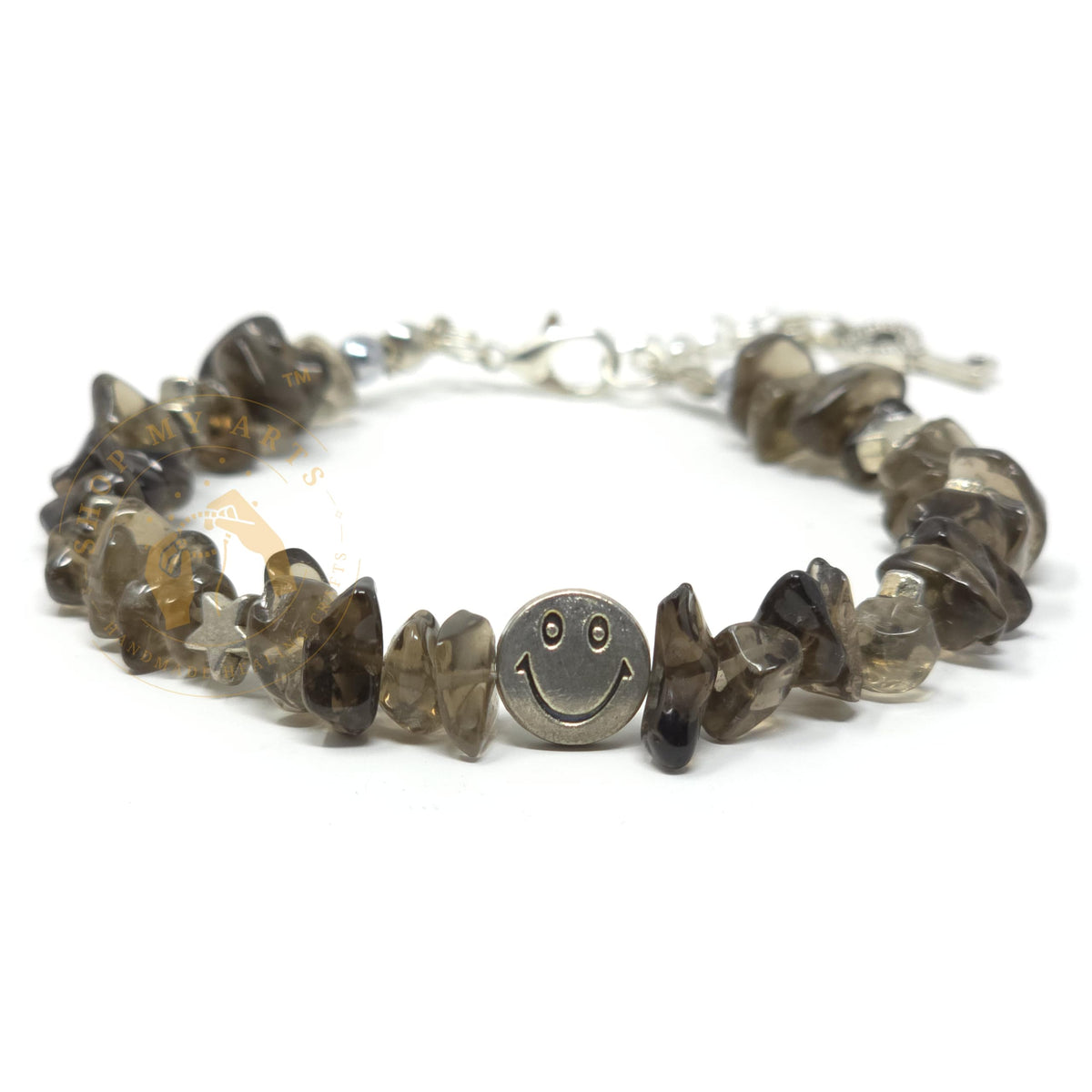 Shop My Arts Smoky Quartz Bracelet for Women - Birthday Gifts for Women Mom with Authentic Crystals and Healing Stones