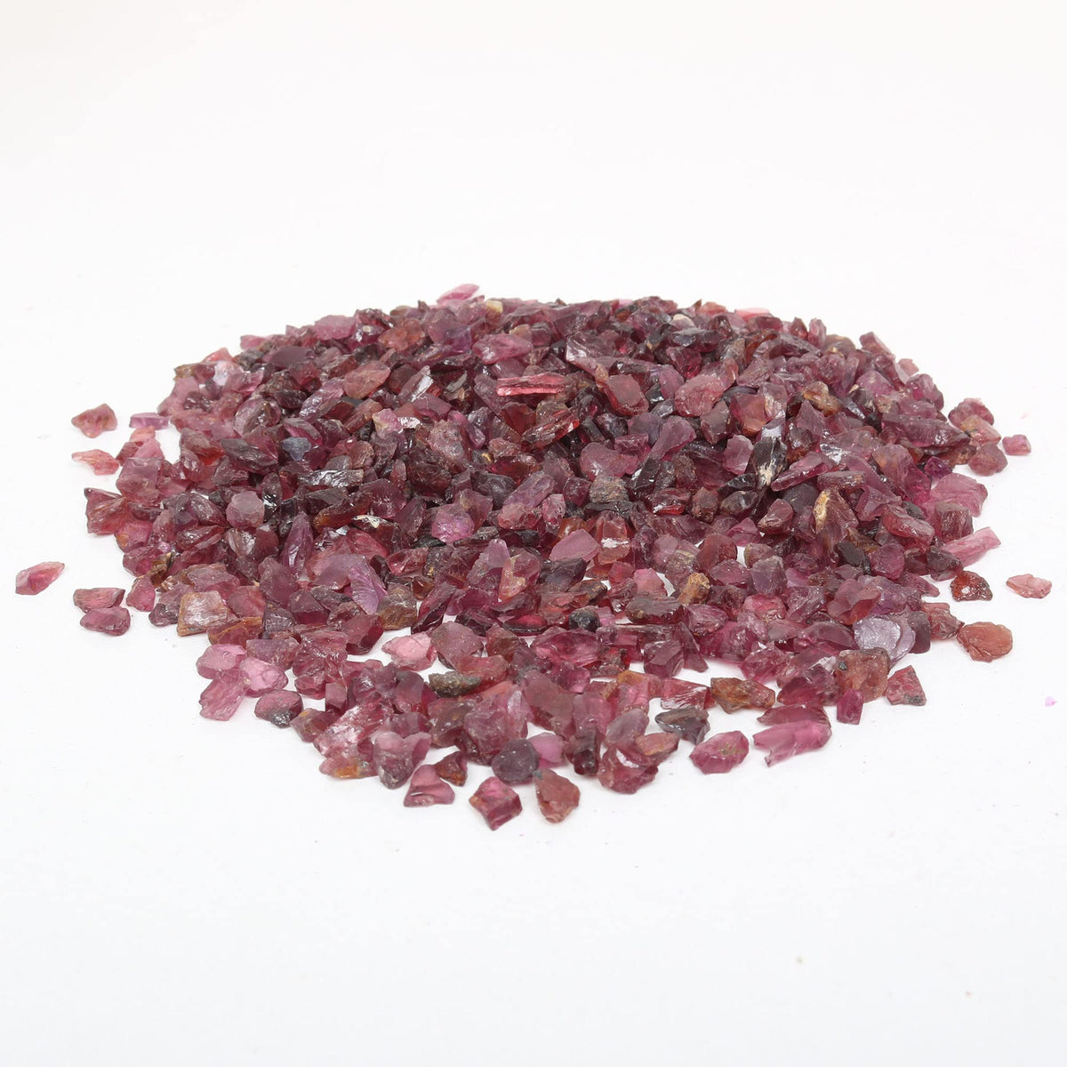 REAL-GEMS Natural Raw Healing Crystals Rough Stones for Tumbling, Cabbing, Polishing, Wire Wrapping, Wicca & Reiki Crystal Healing, Mix Gemstones,7 Chakra (Red Garnet)