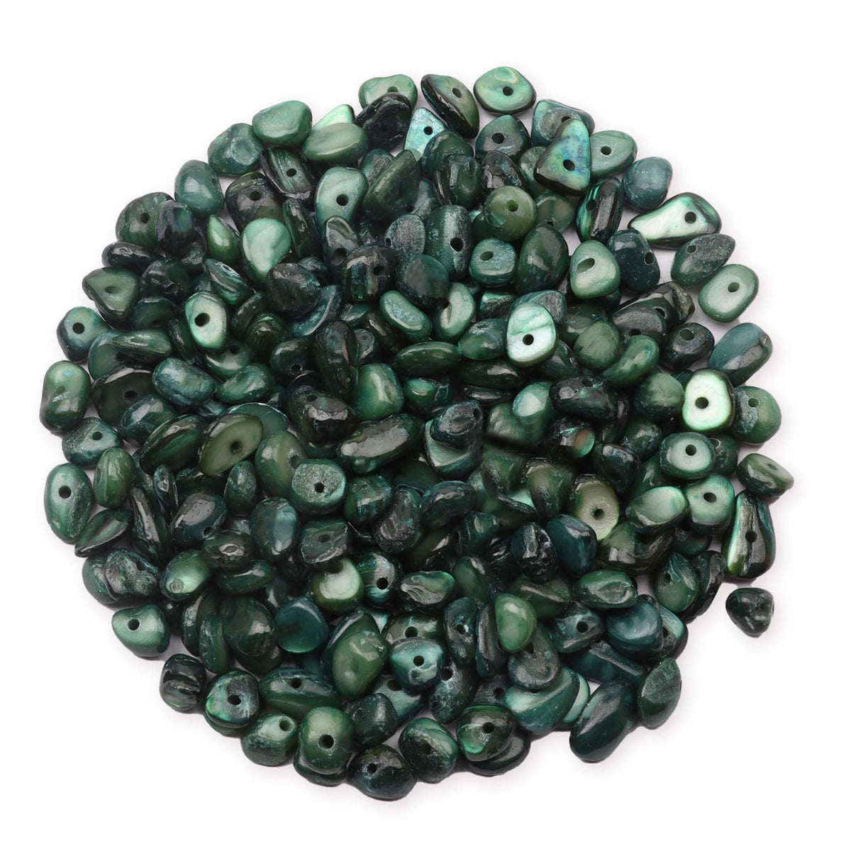 500 pcs Natural Chip Stone Beads Multicolor 5 mm to 8 mm Irregular Gemstone Healing Crystal Loose Rocks Bead Hole Drilled DIY for Bracelet Necklace Earrings Jewelry Making Craft