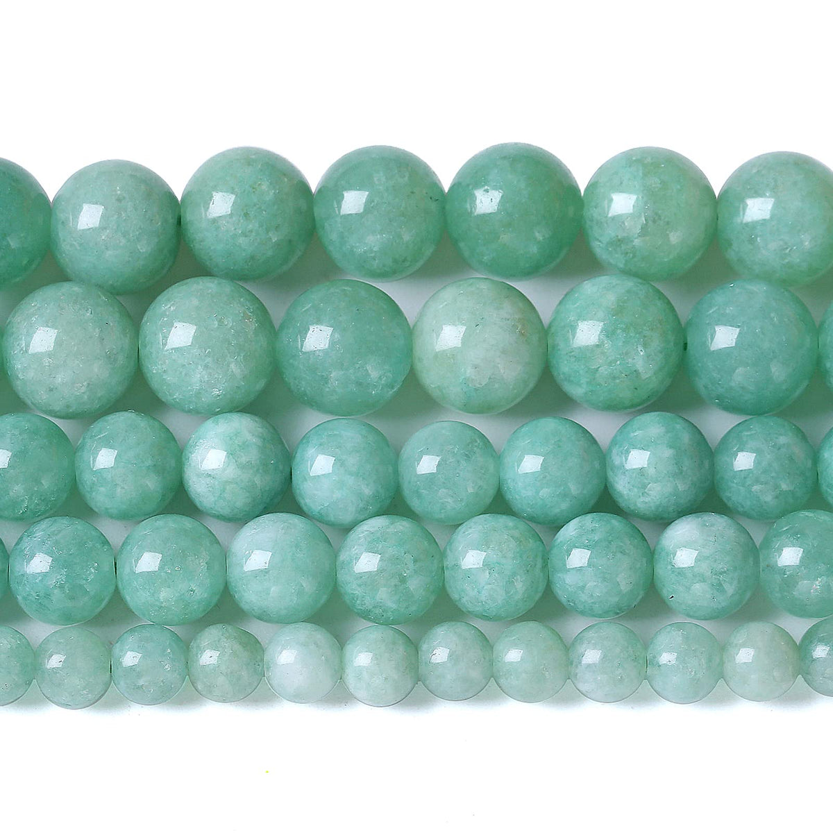 8mm 45pcs Natural Stone Burmese Jade Beads for Jewelry Making DIY Bracelet Crystal