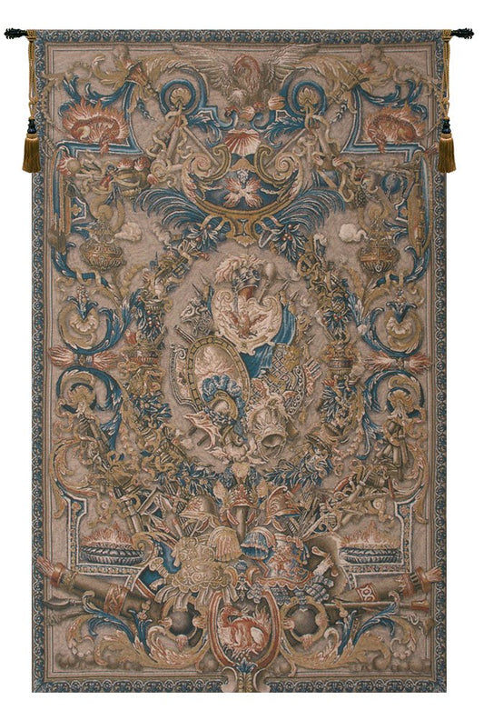 Feu Belgian Tapestry Wall Hanging - 55 in. x 82 in. Cotton/Viscose/Polyester by Charlotte Home Furnishings