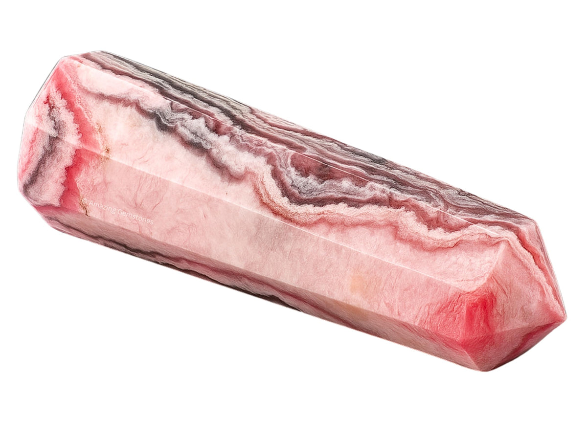 Amazing Gemstone Rhodochrosite Crystal Towers ~ Natural Healing Crystal Point Obelisk for Reiki Healing and Crystal Grid (3" to 4" INCH)