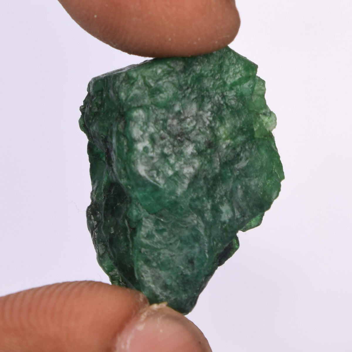 GEMHUB High Grade Emerald Rough Stone 23.50 Carat Green Emerald Raw Rock Perfect for Tumbling, Reiki, Crystal