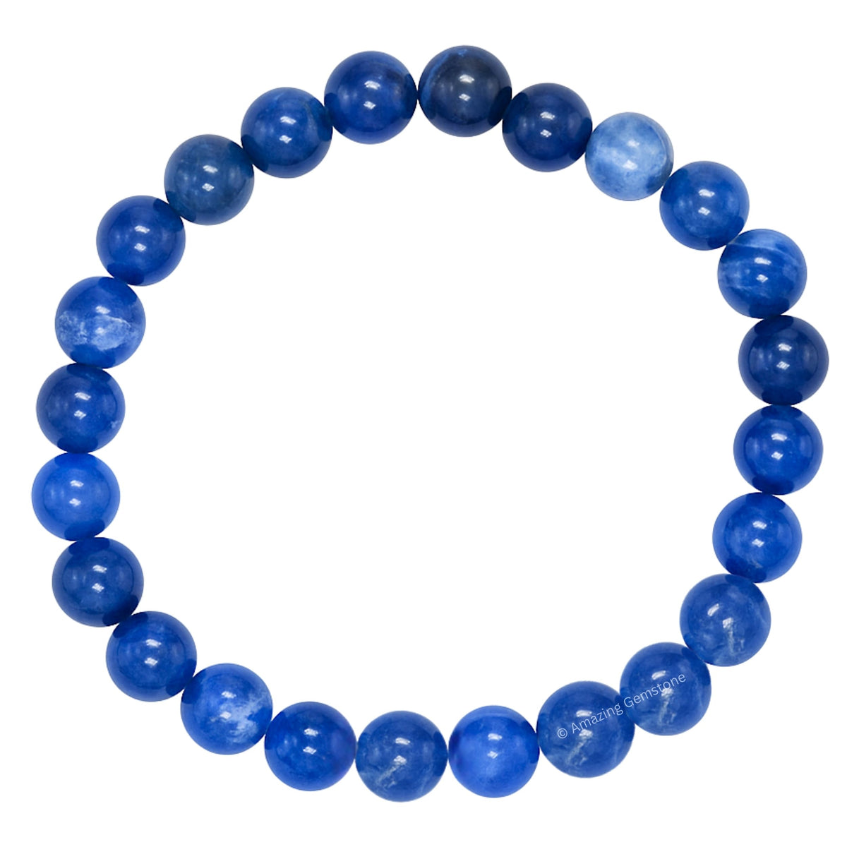 Amazing Gemstone Crystal Bracelet for Women Men's Gifts - Protection Healing Crystal Bracelet - 8mm Gemstone Beaded Stretchable Bracelet Pulseras Para Hombres Mujer Stocking Stuffers Mothers Day Gift (Sodalite)