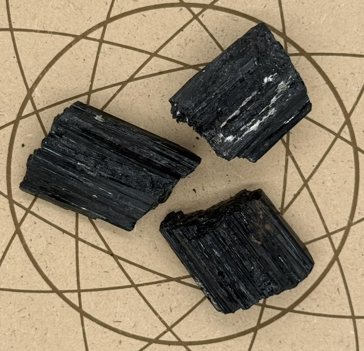 Rough Black Tourmaline Crystals - Raw Natural Black Tourmaline Stones Bulk - Crystal Healing (1-2", 5, units)