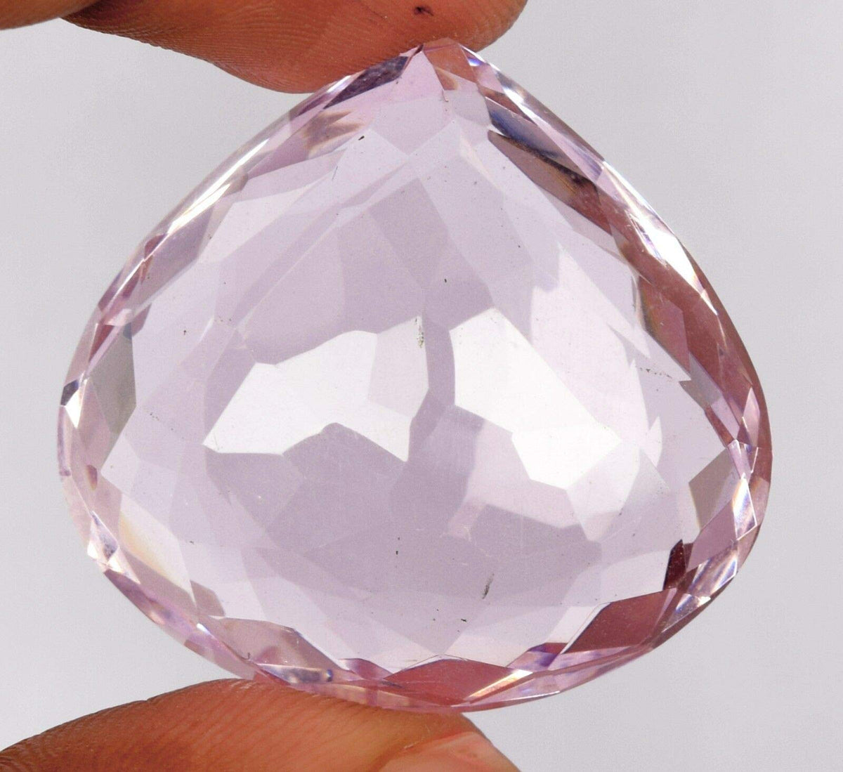 GEMHUB Loose Gemstones For Jewelry Making Baby Pink Topaz Gemstone 97.50 Ct. Pear Shaped Crystals And Stones
