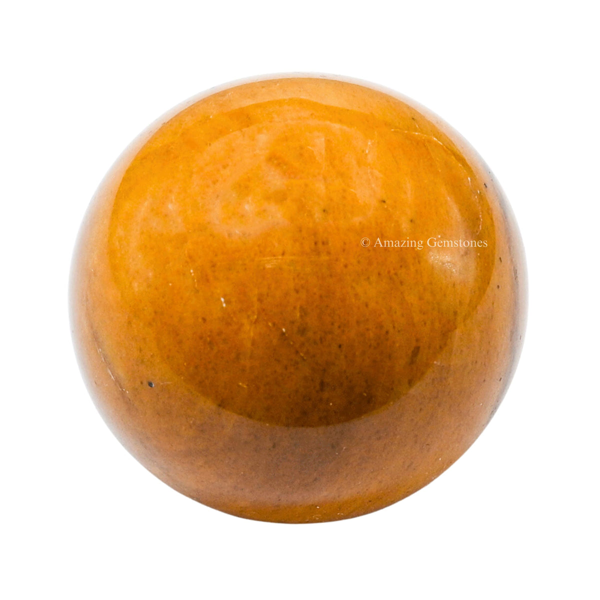 Amazing Gemstone Yellow Jasper Crystal Ball - 1 Inches Crystal Sphere Meditation Balls for Witchcraft and Decorative Balls - Crystals and Healing Stones Beginners Gift (Pack of 1)