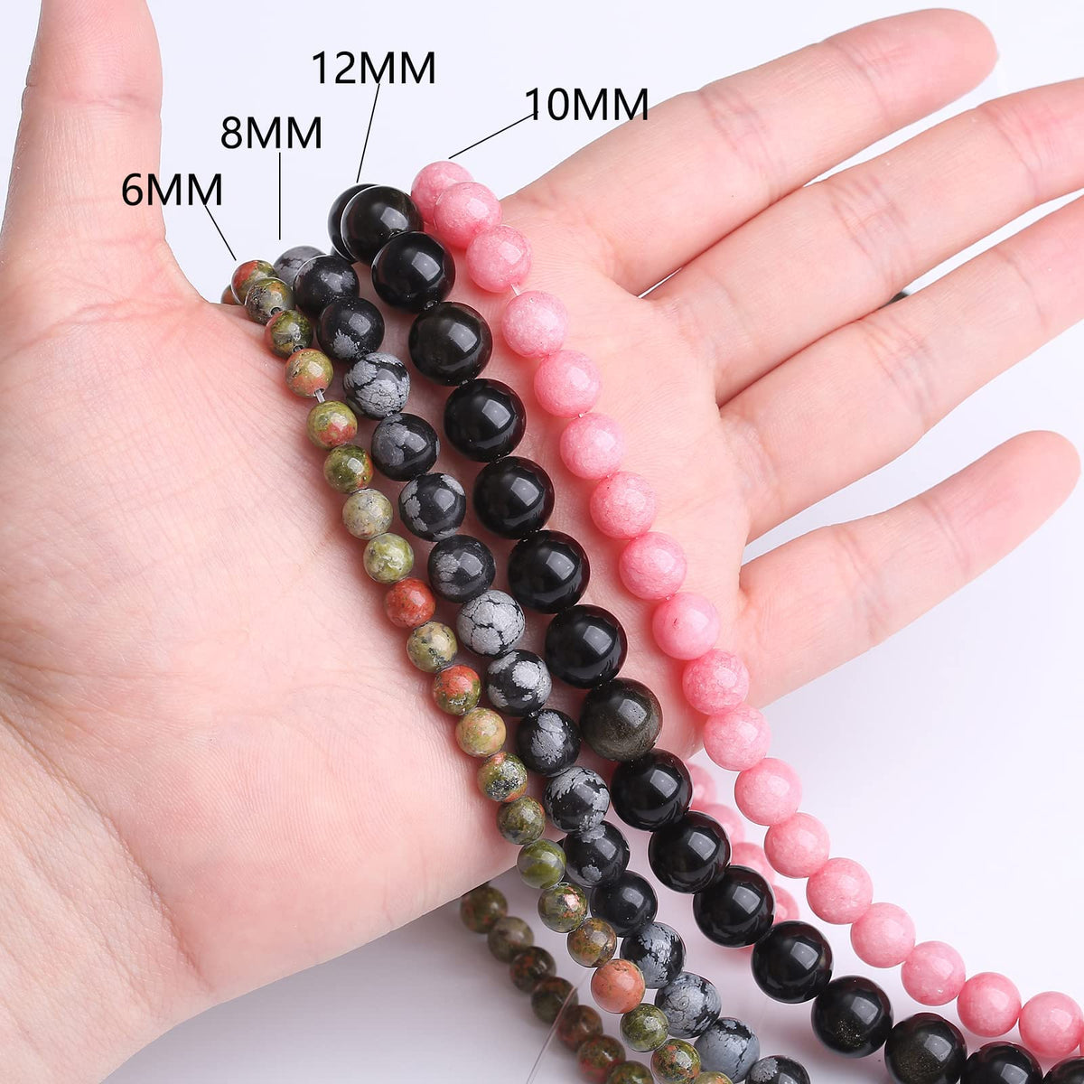 90PCS 4MM Yellow Malachite Beads Natural Gemstone Round Stone Beads for Jewelry Making DIY Energy Stone Healing Power Bracelet 15"