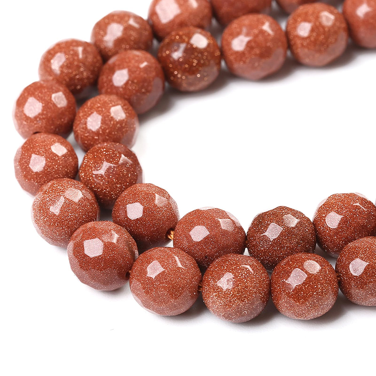 32pcs 12mm Natural Gold Sandstone Beads Faceted Stone Energy Healing Beads for Jewelry MakingDIY Bracelet Necklace Accessories 15" (12mm, Faceted Gold Sandstone)
