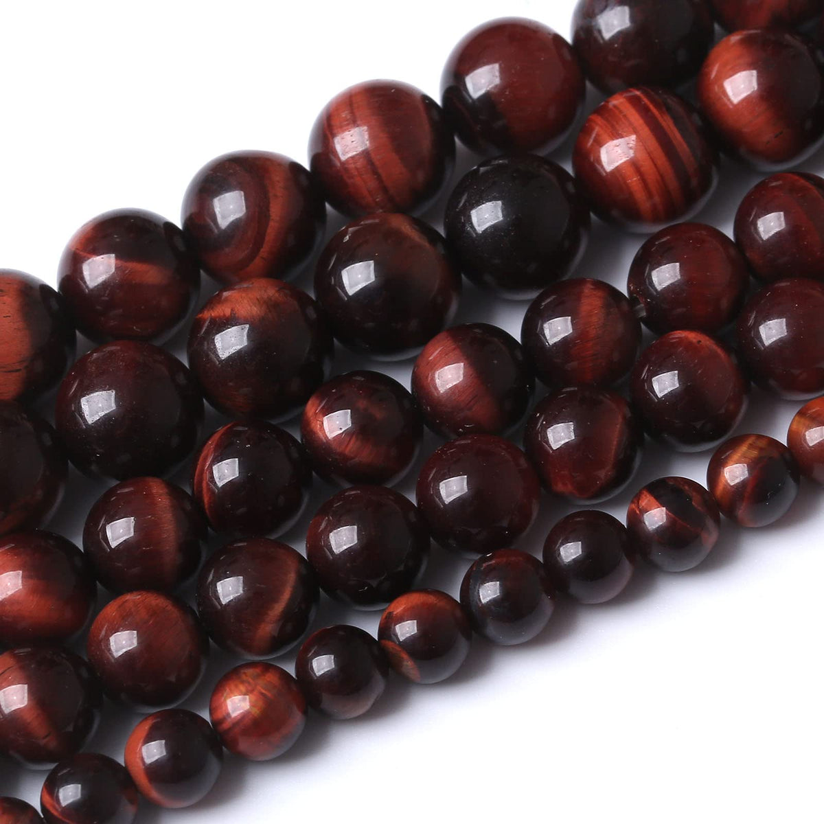 90PCS 4MM AAA Red Tiger Eye Stone Beads Natural Gemstone Bead Crystal Healing Energy Jewelry Making DIY 16 inches