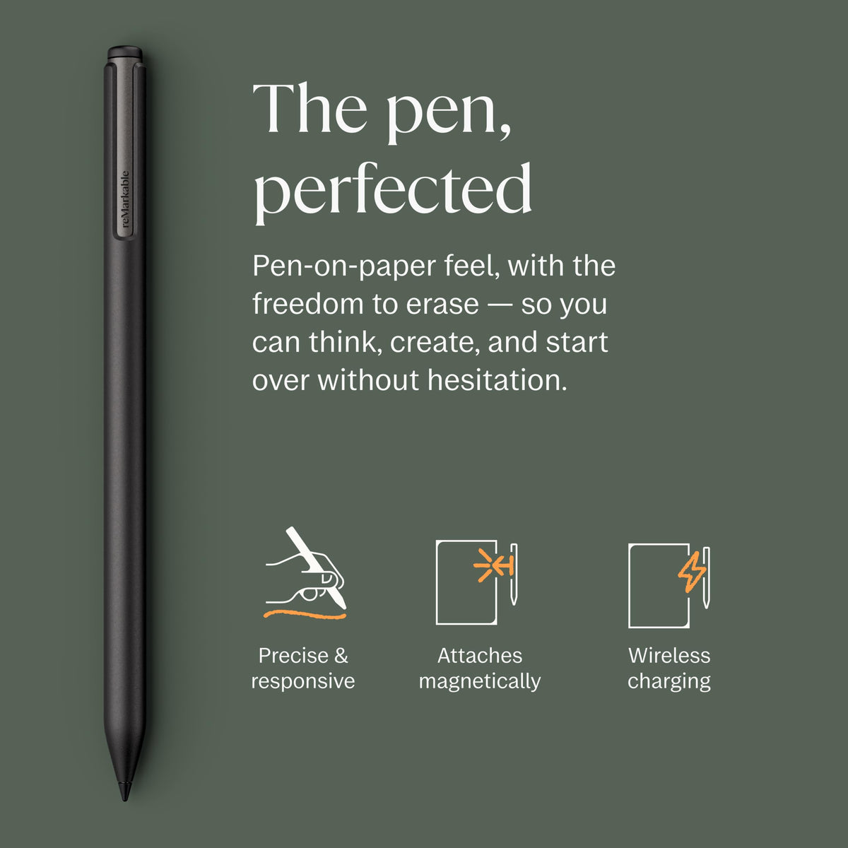 reMarkable Paper Pro Bundle – Includes 11.8” reMarkable Paper Tablet, and Marker Plus Pen with Eraser