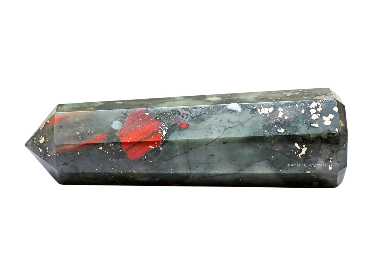 Amazing Gemstone African Bloodstone Crystal Towers ~ Natural Healing Crystal Point Obelisk for Reiki Healing and Crystal Grid (2" to 3" Inch)