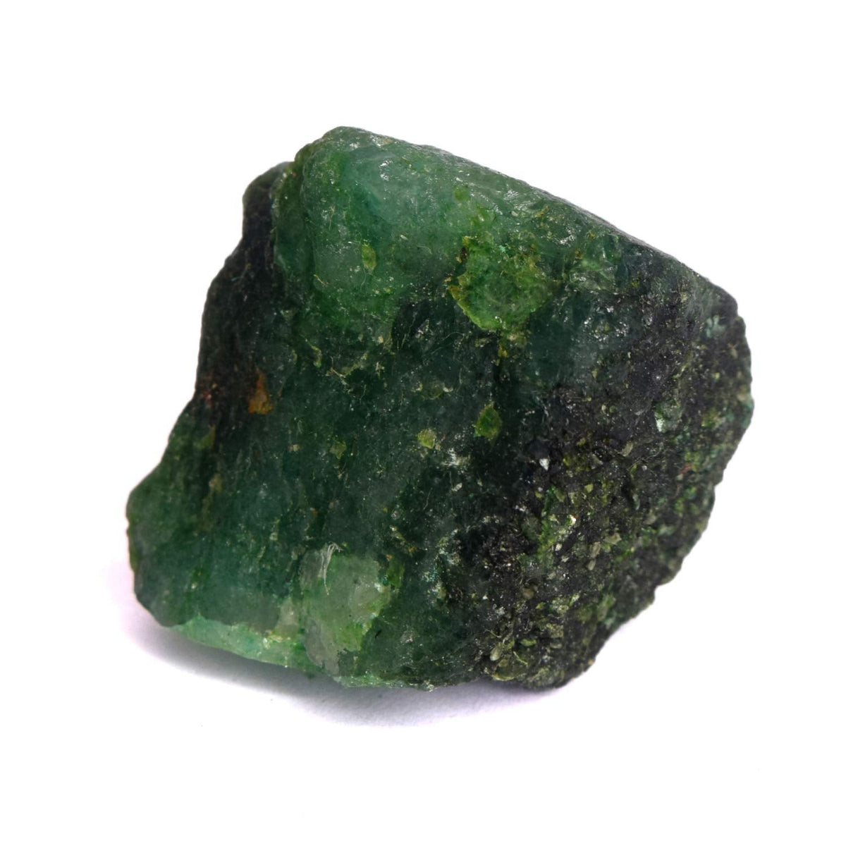 GEMHUB Protection Green Emerald Crystals and Healing Stones 218.00 Ct Gemstones for Jewelry Making | Uncut Rough Emerald Gem Stones