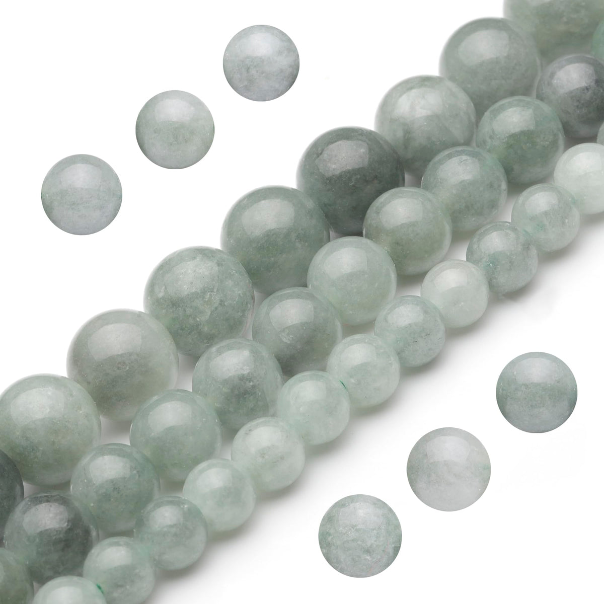 Youngbling Natural Gemstone Beads for Jewelry Making,10mm Dark Burmese Jade Polished Round Smooth Stone,Genuine Real Stone Red Beads for Bracelet Necklace 15 Inch(Dark Burmese Jade,10mm)