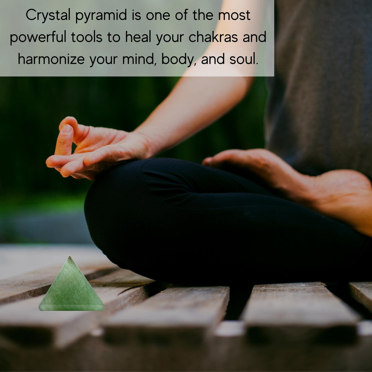 Amazing Gemstone Green Aventurine Pyramid Crystal Healing Stones - 1" Great Pyramid Figurine of Natural Stone Pyramid for Meditation, Reiki, Chakra Balancing and Crystal Pyramids Grid