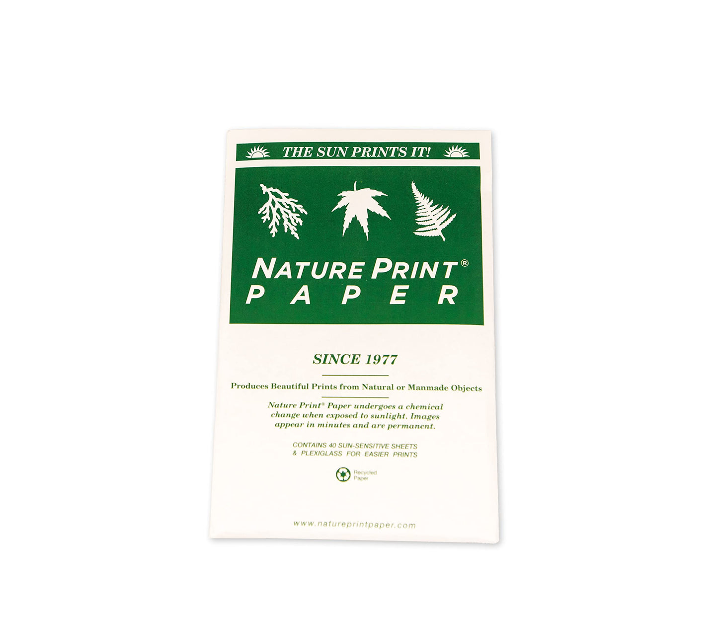 Nature Print Paper - NPP40 Sun Activated, 5 x 7 Inches, Pack of 40 - 1006385