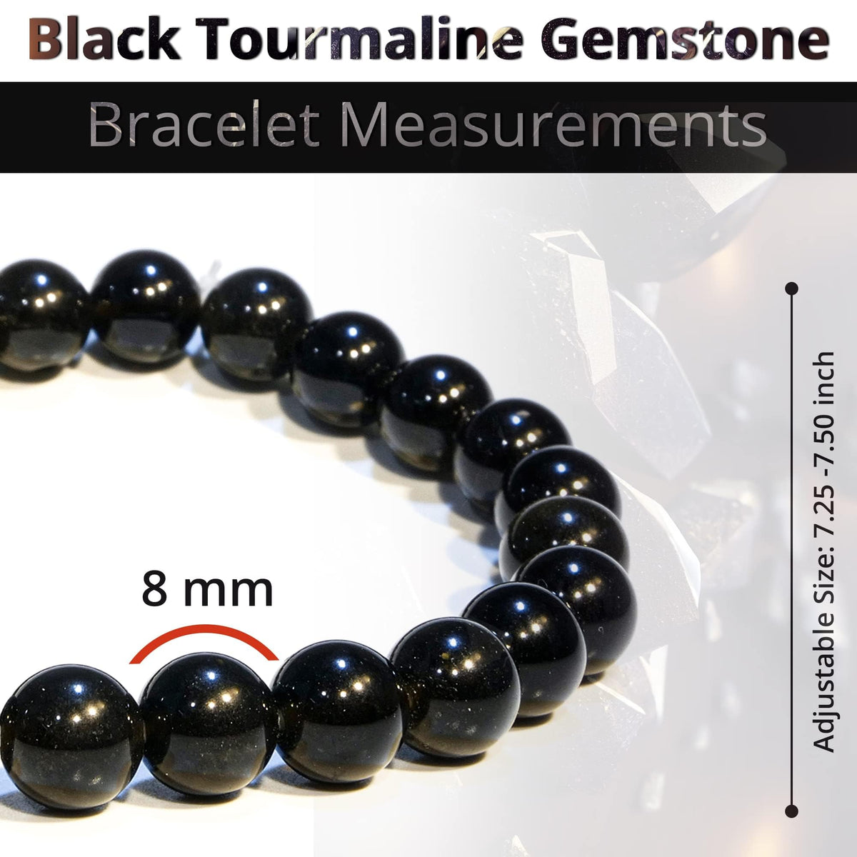 Crgwxzl Healing Crystal Bracelets for Women 8mm Natural Stone Beaded Stretch Bracelet Pink zebra Rhodonite Black Obsidian Spiritual Gemstone Jewelry Gifts